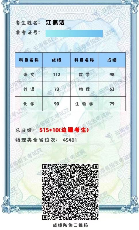 2025年江燕洁高考成绩.jpg