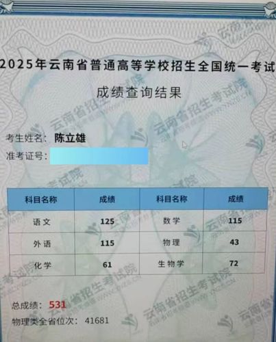 2025陈立雄高考成绩.jpg